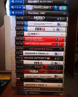 Giochi per Playstation 3 e 4 PS3 PS4