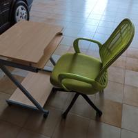 Porta PC + Sedia girevole