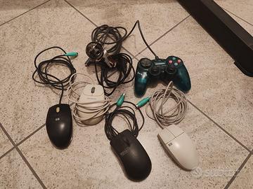 Vecchi mouse e Joypad.