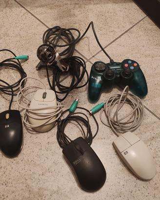 Vecchi mouse e Joypad.