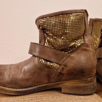 stivaletto in vera pelle 