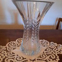 grande vaso in cristallo di Boemia 