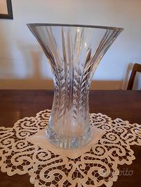grande vaso in cristallo di Boemia 