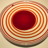 Centrotavola in ceramica dipinto a mano 