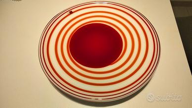 Centrotavola in ceramica dipinto a mano 