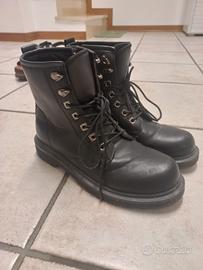 anfibi leggeri neri n.39 con cerniera laterale