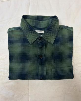 Camicia a quadri verde Gap