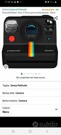 Polaroid Now+Gen 2 Fotocamera istantanea Nera + 32