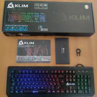 Tastiera meccanica gaming RGB Klim Domination ITA