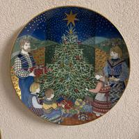 Due piatti Julpoesi" di Rörstrand