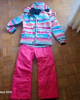 giacca e pantaloni salopette bambina 