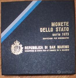 Monete dello Stato 1973 Repubblica di San Marino 