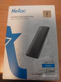 SSD NVME Esterno Netac 1 TB NUOVA