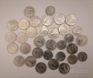 30 monete da 5 e 10 lire 