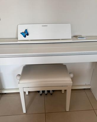 Pianoforte bianco Casio mod. Privia PX 870