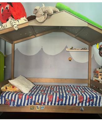 Letto bimbi a capanna