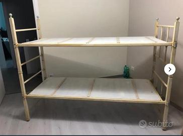 Letto a castello in ferro – separabile in 2 letti