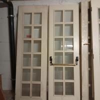 vetrate all inglese in legno e cristallo 