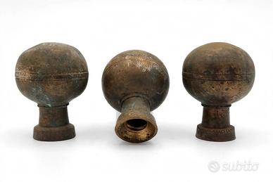Pomelli Sfera in Ottone  Antico