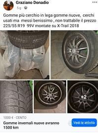 Gomme Nissan x trail