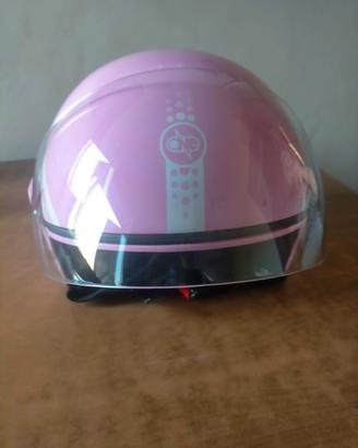Casco Moto / Scooter  colore rosa  One Dot Com