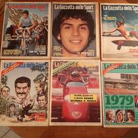 GAZZETTA SPORT ILLUSTRATA 1978-79. Lotto di 6