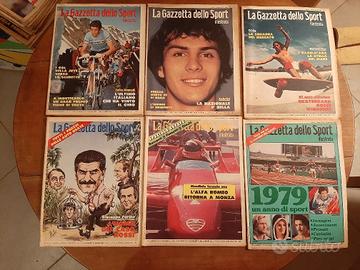 GAZZETTA SPORT ILLUSTRATA 1978-79. Lotto di 6