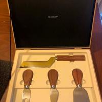 Set 4 coltelli da formaggio INOX Brandani NUOVO