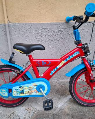 Bici paw patrol 14 pollici