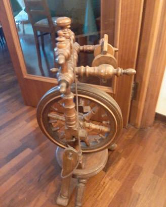 ARCOLAIO ANTICO VINTAGE LEGNO FILATOIO