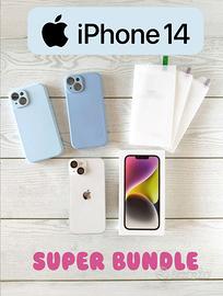 Apple iPhone 14 128 GB Bianco + Accessori