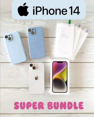 Apple iPhone 14 128 GB Bianco + Accessori