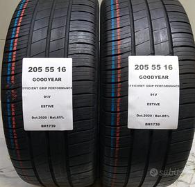 2 GOMME 205 55 16 GOODYEAR BR1739