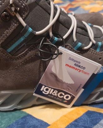 Scarponcini IGI&CO in Nabuk con GORE-TEX e Memory 