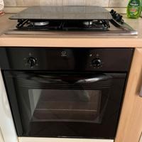 Forno indesit, cappa, fuochi, lavabo