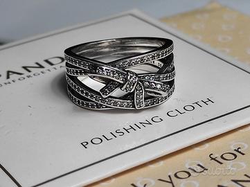Pandora Anello Fiocco e nastro scintillanti Mis7,5