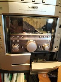 stereo cassette e radio con 2 amplificatori 