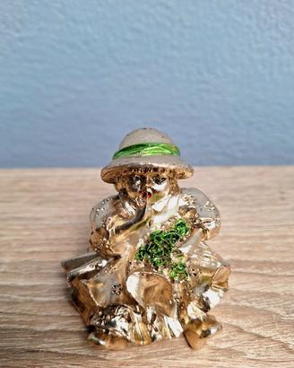 Statuetta VINTAGE - Bambina con fiori