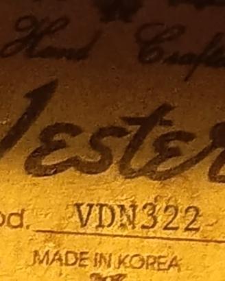 Chitarra Folk VESTER 30 anni fatta mano Liutaio