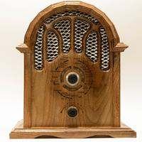 Radio d'epoca antica replica in legno usb