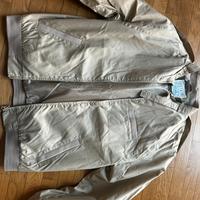 Set 2 giacche leggere uomo L 50 beige panna