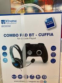 Combo Controller + Cuffia PS4 - NUOVO Sigillato