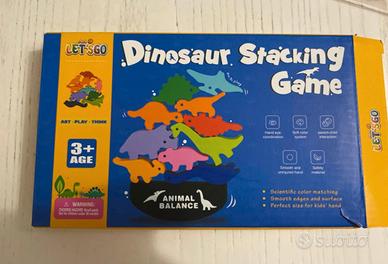 Gioco Montessori Dinosaur Stacking Game