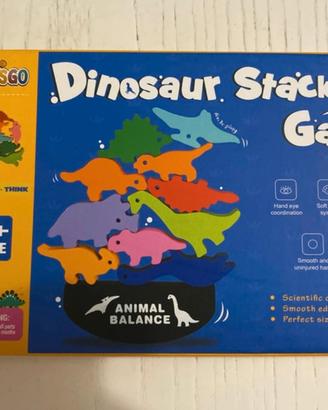 Gioco Montessori Dinosaur Stacking Game