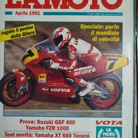 rivista LA MOTO numero 4 anno 1991