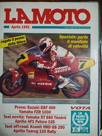 rivista LA MOTO numero 4 anno 1991