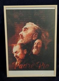 Pittura diamante - Padre Pio