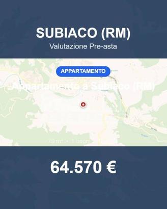 Immobile in asta di 79 m² a Subiaco