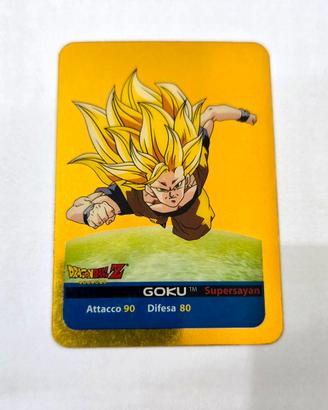 Carta Dragon Ball Z Lamincard Goku SS N.13