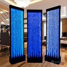 VETRINA PANNELLO ACQUA E BOLLE MURO D'ACQUA